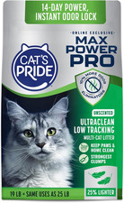 Max Power Pro Ultraclean Lightweight Cat Litter, Low Tracking  Strongest Clumpi