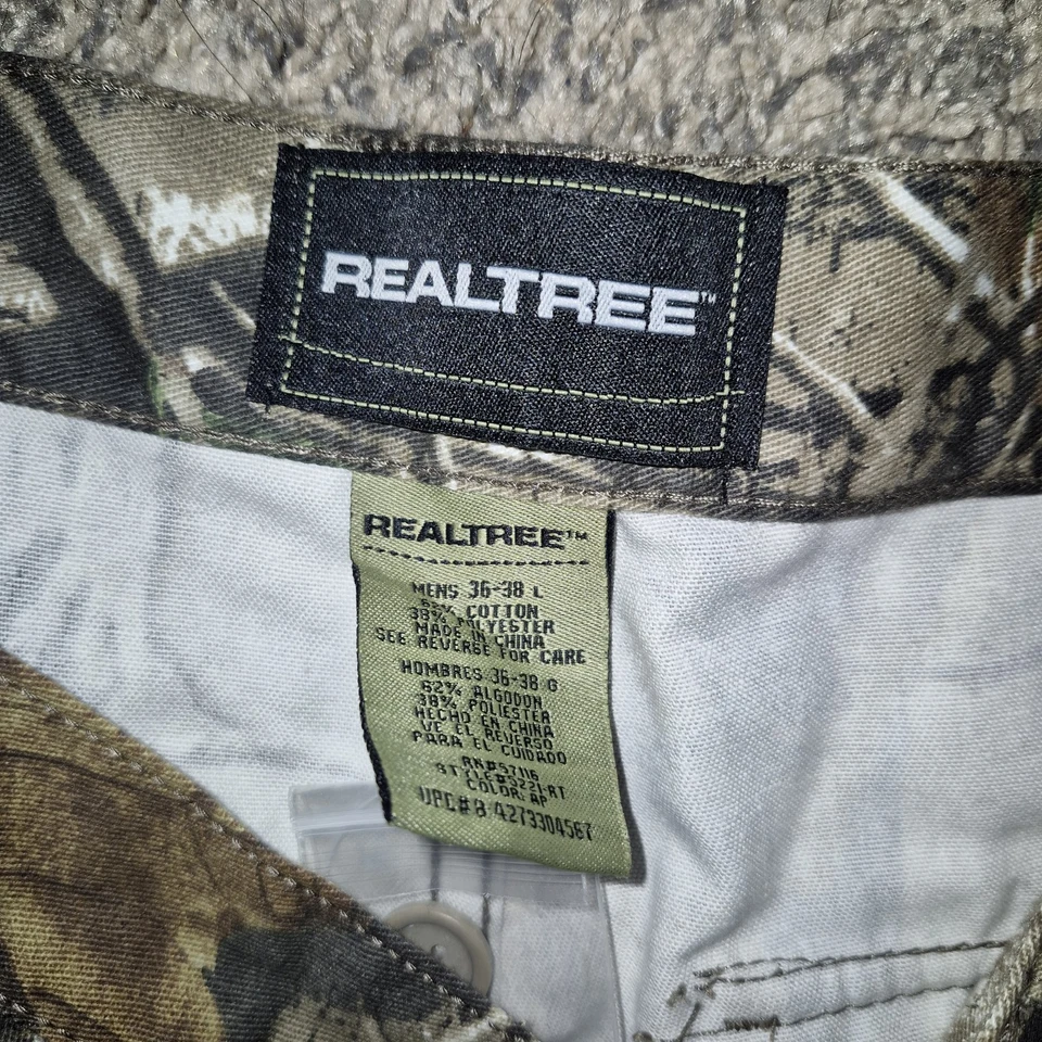 Realtree AP Camo Cargo Pants for Outdoor Hunting Men's 36x38 L Camouflage Pants - Image 2 of 4