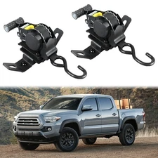 Upgraded Retractable Tie Down Straps For 2005-2023 Toyota Tacoma  Accessories