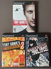 Sony PlayStation 2 Game Bundle Tony Hawks Project 8 Undrgrnd 2 Aggressive Inline