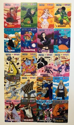 One Piece Baskin Robbins Collaboration 20 cards complete set Nami Hancock Robin