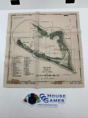 Creative Goods Company Promo Wake Island Map Glasses Cleaning Cloth CCGHouse BAA