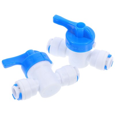  2pcs Water Tank Ball Valve Universal Small Ball Valve Switch For Water Cleaner
