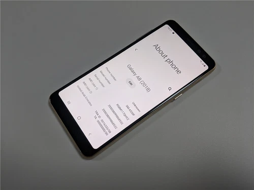 Original Samsung Galaxy A8 (2018) A530F/DS Dual Sim Unlocked LTE 5.6" 32GB Gold - Picture 7 of 11