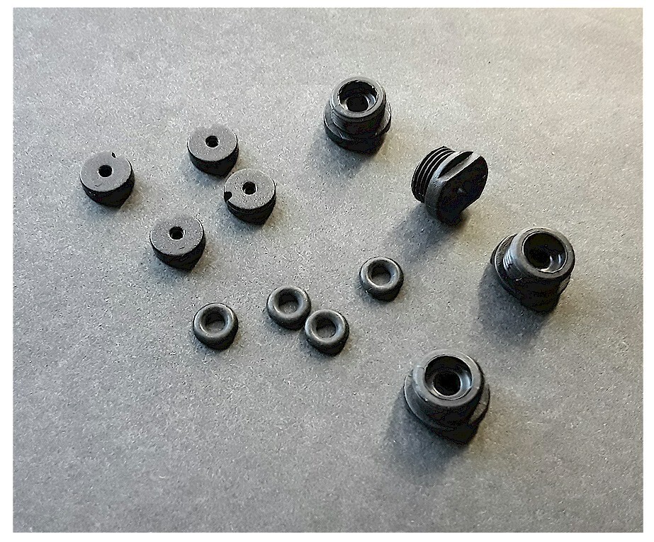 Vintage RC Car Buggy SG TAG Coyote Shock Damper Internal Parts mix new from kit