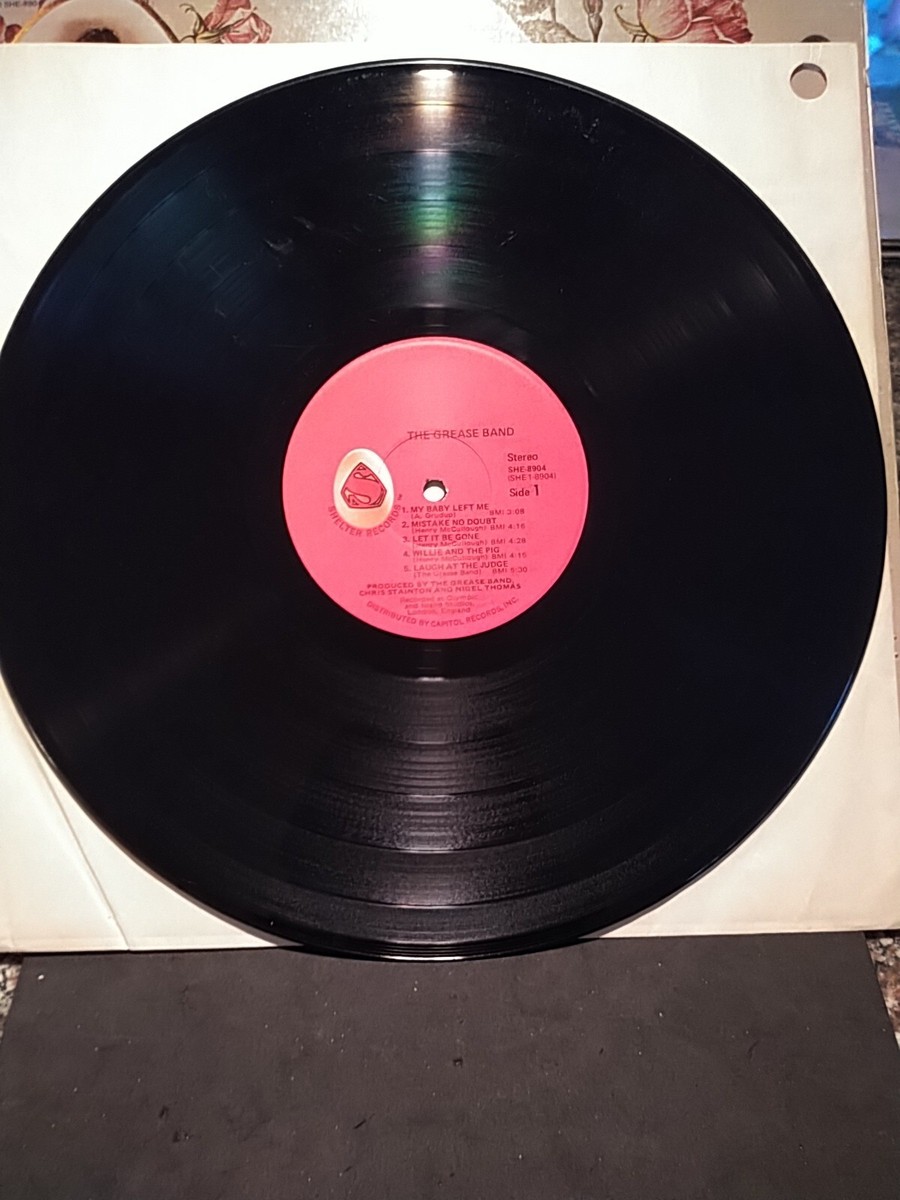 THE GREASE BAND LP SHELTER RECORDS SHE-8904 VG++ | eBay