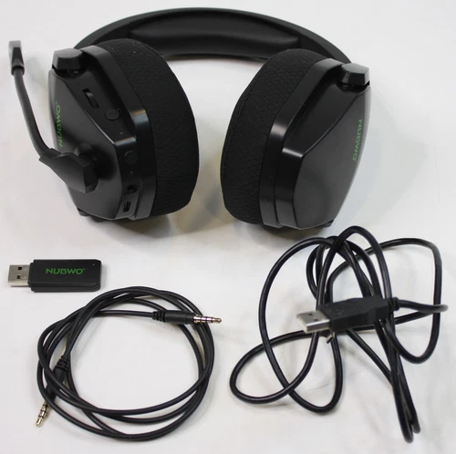 NUBWO G06 sans Fil Gaming Casque pour PS5 PS4 PC Réduction Du Bruit Rouge