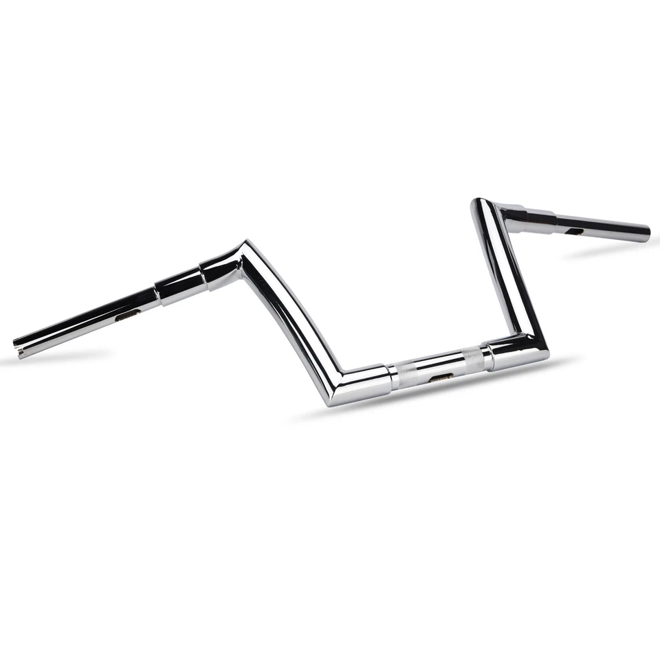 10" Rise 1-1/2" Ape Hanger Handlebar Fat Bar For Harley Dyna Touring Road Glide — 第 4/4 张图片