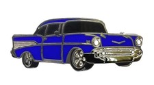 57 Chevy Blue Bel Air Car Lapel or Hat Pin 1957 Chevrolet New