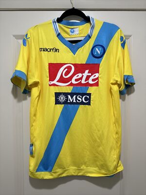 SSC Napoli Men's XS Macron Used Jersey 13/14 | eBay