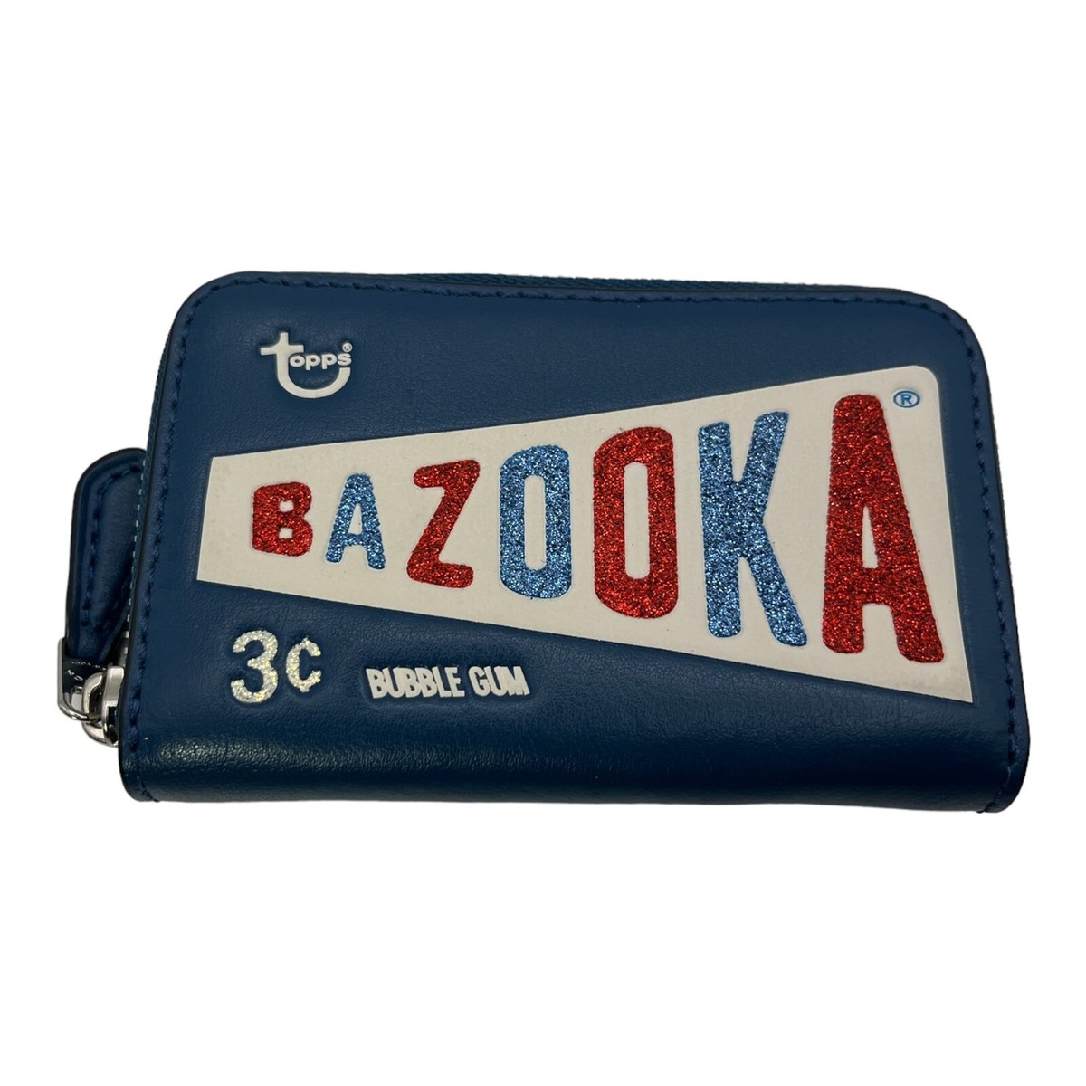 Coach Topps Bazooka Bubble Gum Blue Leather Wallet pre owned | eBay