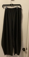 Women "IC by Connie K" black elastic waist workout/casual pants. Size L P.O.