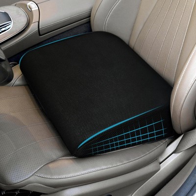 HOMBYS Memory Foam Car Seat Cushions for Short People,Car Booster Seat for Sh...