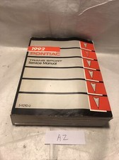 1992 Pontiac Trans Sport Factory Repair Shop Service Manual Oem 1992 Pontiac Trans Sport Factory Repair Shop Service Manual Oem
