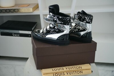 AUTHENTIC Louis vuitton Vintage sneaker boots 40 (Sz 10) VERY RARE!