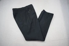 VTG Corbin Chino Pants Dark Blue Flat Front USA Made Mens Size 38 x 32