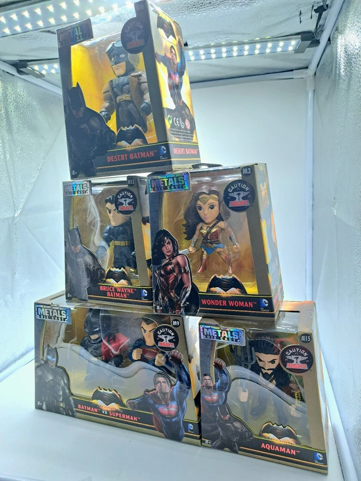 LOTE NUEVO de figuras de metal fundido a presión de 4 pulgadas JADA Batman V Superman  Foto 3 de 4
