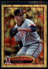 2012 Topps Update Gold Sparkle Ernesto Frieri #US138 Los Angeles Angels