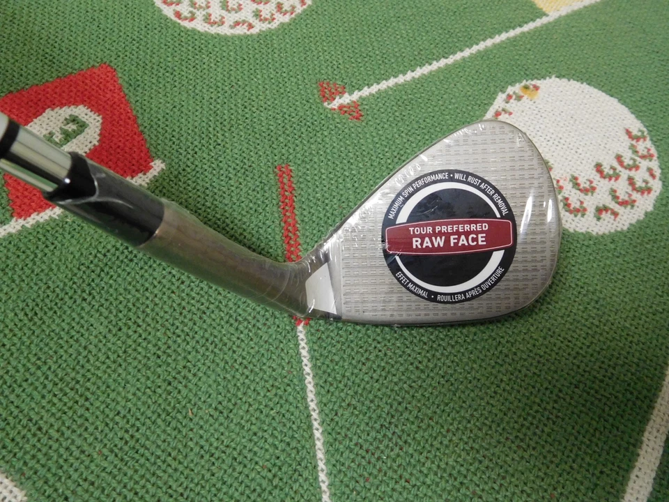 New LH TaylorMade Hi Toe Milled Raw Lob Wedge (60*)/Bounce (15)/KBS Hi-Rev 115 S - Image 3 of 4