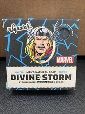 Dr. Squatch Divine Storm Thor Limited Edition Natural Soap Fresh Spices Musky