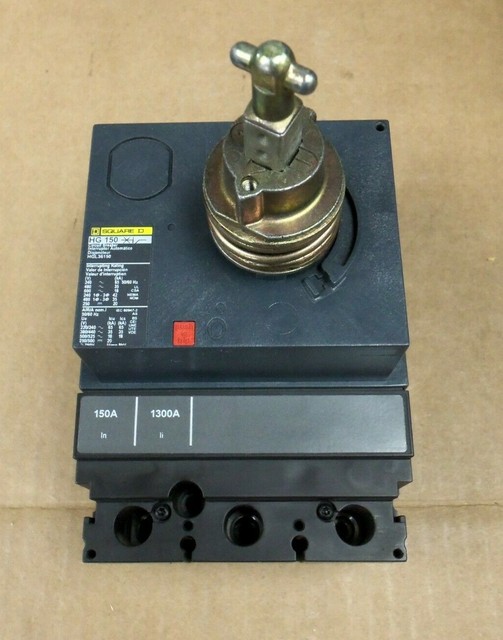 SQUARE D HG 150 HGL HGL36150 3 POLE 600V 150 AMP PowerPact Circuit