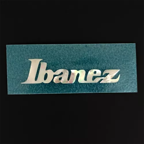 0.1 mm thick White Mother of Pearl Peg head Logo for Ibanez Guitars