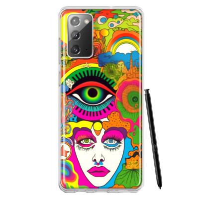 For Samsung Galaxy Note 20 Shockproof Case Psychedelic Hippie Daydream