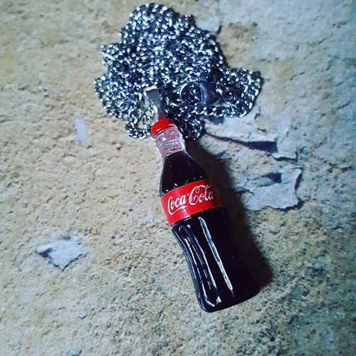 Unique COKE BOTTLE NECKLACE miniature 