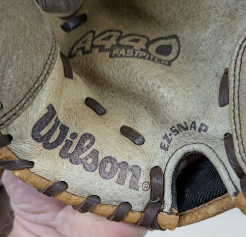 Wilson A440 12” Monster Web Fastpitch Softball Glove Right Hand Throw A0440 12BR - Picture 7 of 10
