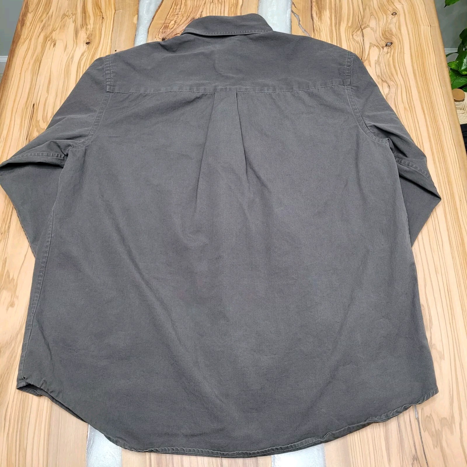 Mens Consensus Brushed Canvas Button Front Shirt … - image 2