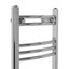 Chrome White Bathroom Heated Towel Radiator Ladder Rail Rad Curved ...