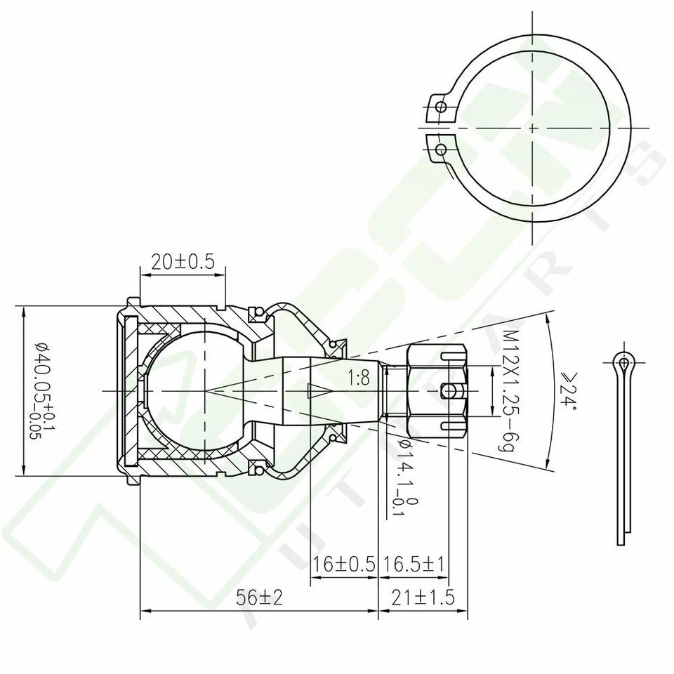 12 x Control Arm Tierod Sway Bar For 92-95 Honda Civic 93-97 Honda Civic del Sol - Изображение 4 из 4