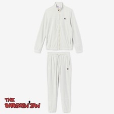 Fila Men's Velour Sweatsuit Tracksuit Dawn Blue Set Size M L XL 2XL 3XL 4XL NWT