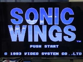 Nintendo Super Famicom SFC Sonic Wings SNES Japan Import