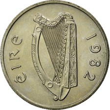 #448436 M&uuml;nze, IRELAND REPUBLIC, 5 Pence, 1982, VZ, Copper-nickel, KM:22
