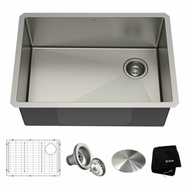 Kraus KHU110-27 Standart PRO 27in. Stainless Steel Kitchen Sink
