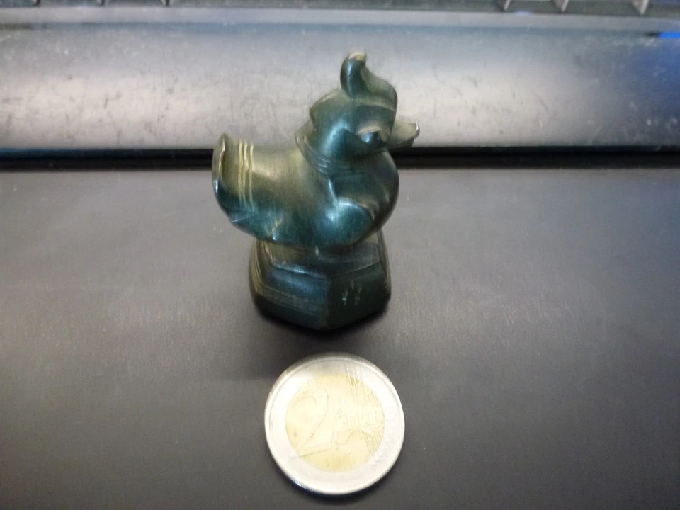 ancien poids à opium Birmanie,P 165g,H 55mm - Photo 3/4