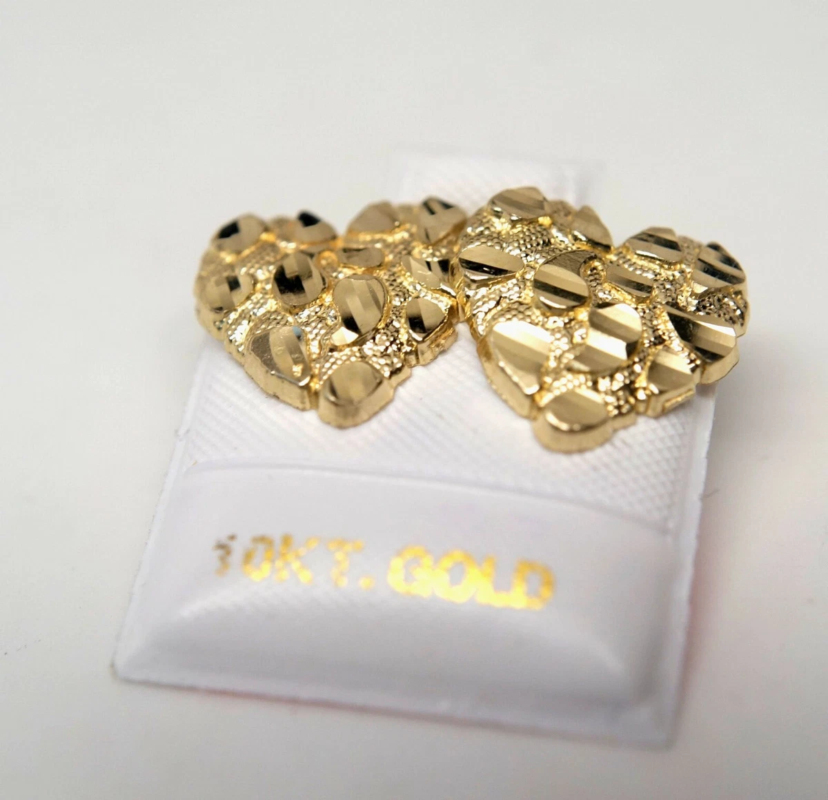 Heart hotsell nuggets earrings