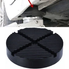 Car Cross Slotted Frame Rail Floor Jack Rubber Pad Adapter For Pinch Weld 125mm