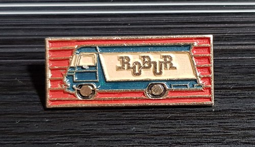 Robur Brosche LKW Transporter lackiert alt+ORIGINAL - Maße 31x13mm - 第 1/1 張圖片