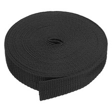 10 Yard Webbing 1 Inch Polypropylene Webbing Strap Chair Straps Black