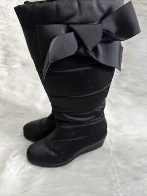 Ladies Boots Kate Spade Bow Boots Kate Spade Black Winter Boots