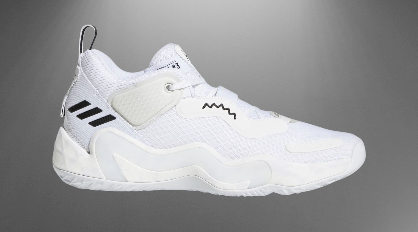 D.O.N. Issue #3 Shoes White Black H67720 Men's Size 12.5, 13.5 NEW -  Shopping.com