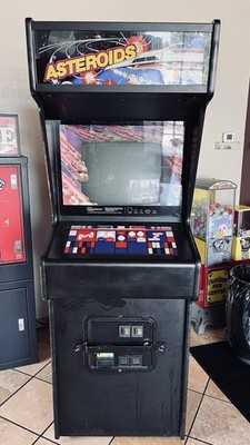 Atari Asteroids Original 1979 Classic Arcade Machine Black Cabinet Vintage Game