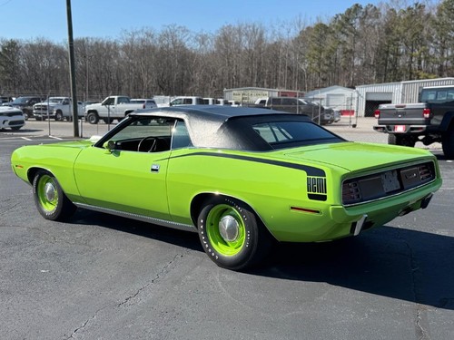 1970 Plymouth Cuda Convertible 528 CI Hemi-Resto mod 5 speed tremec 