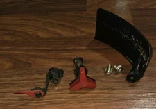 Sears Craftsman 10” Table Saw 137. series Red Lock Knob and Pointer Assembly Set