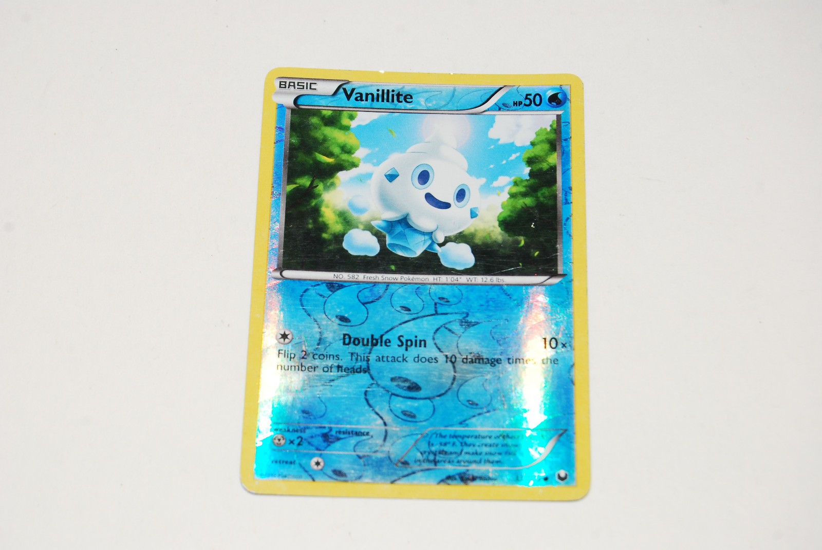 VANILLITE 33/108 Reverse Holo 2012 Dark Explorers Pokemon Card - LP