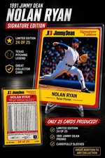 1991 Jimmy Dean Signature Edition - Nolan Ryan #24