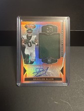 2024 Panini Certified - Freshman Fabric Mirror Signatures Orange- Braelon Allen