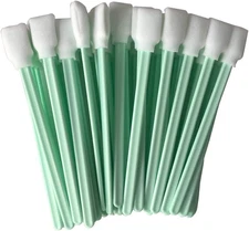 100Pc 5.1" Square Rectangle Foam Cleaning Swab Sticks for Solvent Format Inkjet 